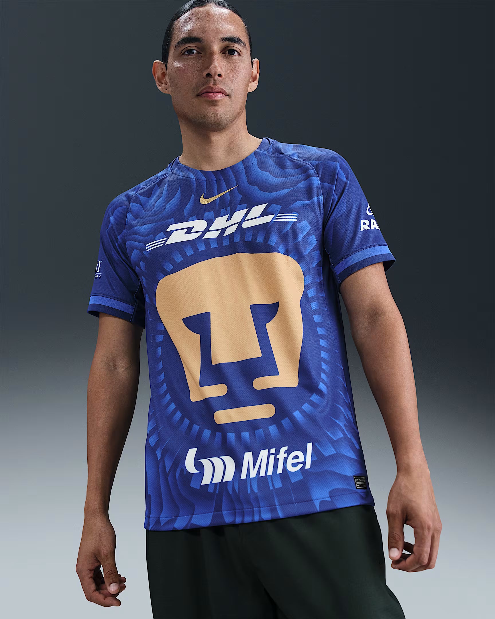 Nike Pumas UNAM 2025/26 Stadium Away Men's Nike Dri-FIT Soccer Replica Jersey